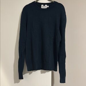 Topman Dark Navy Crewneck Sweater